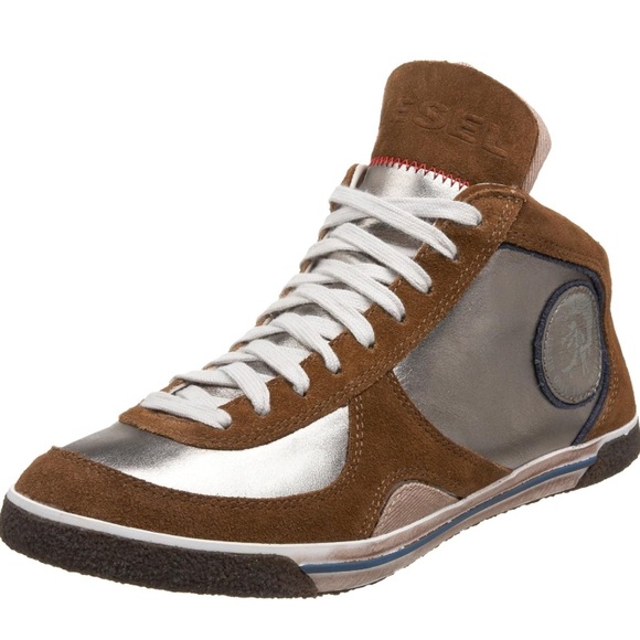 DIESEL Highly Strung sneakers  Shoes Mens Casual Sneakers sz 8.5./eu 41 - Picture 1 of 12